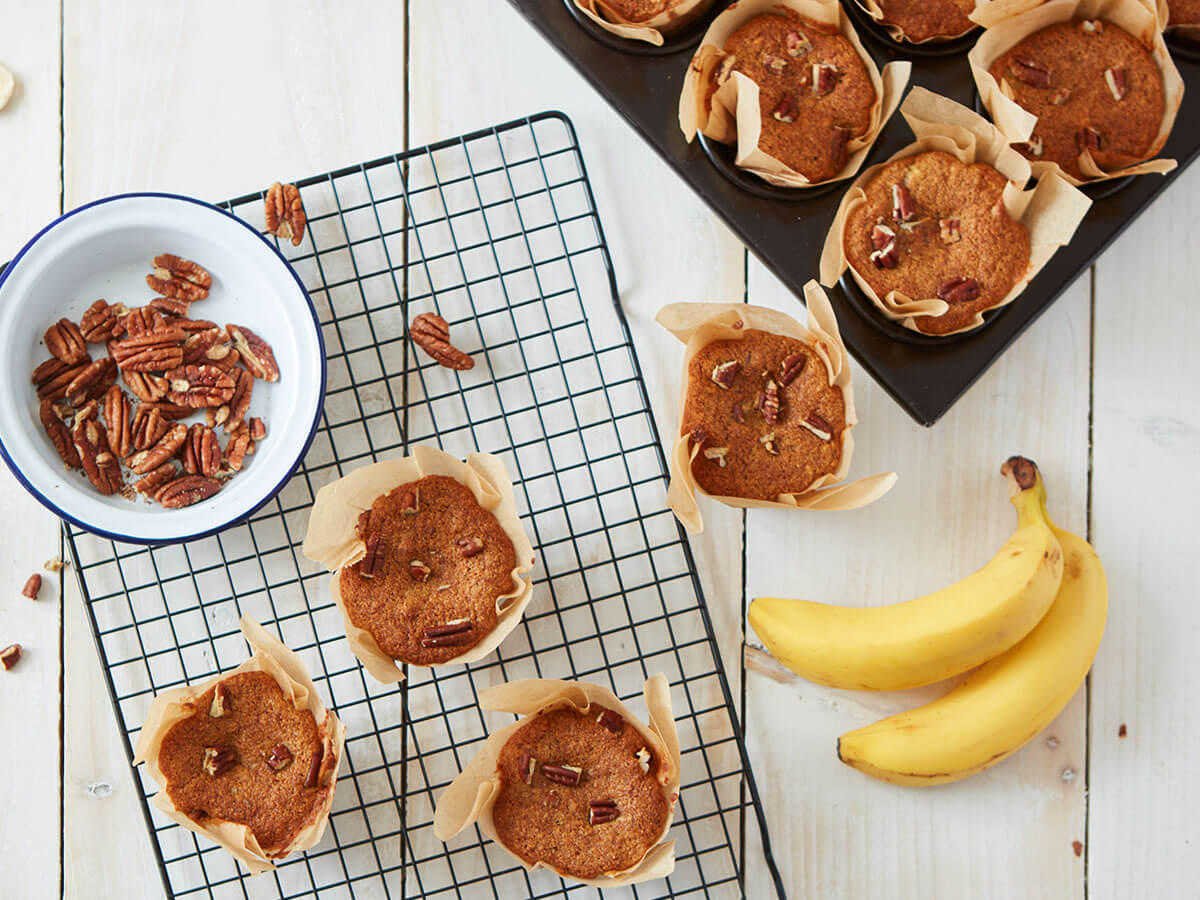 Banana bread cupcakes