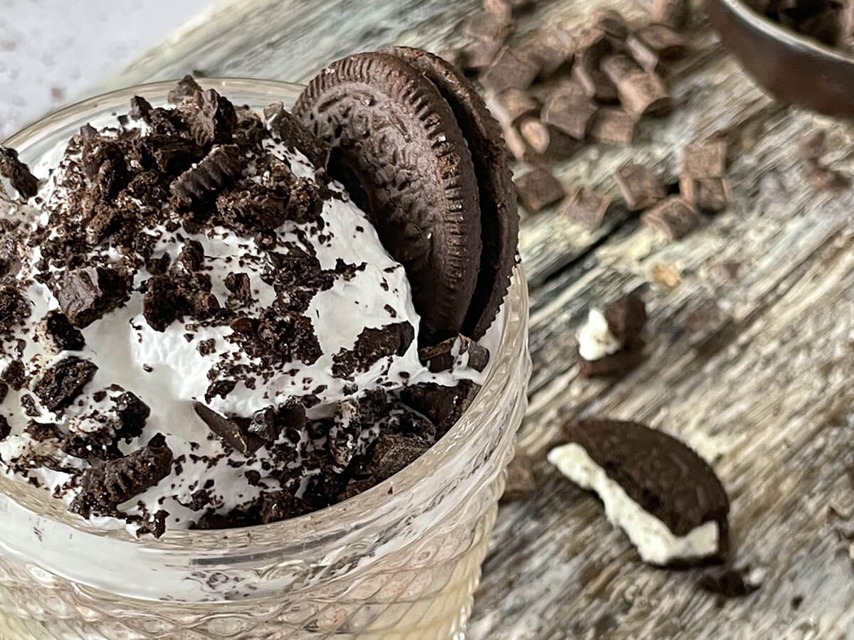 Cookies and cream frappe