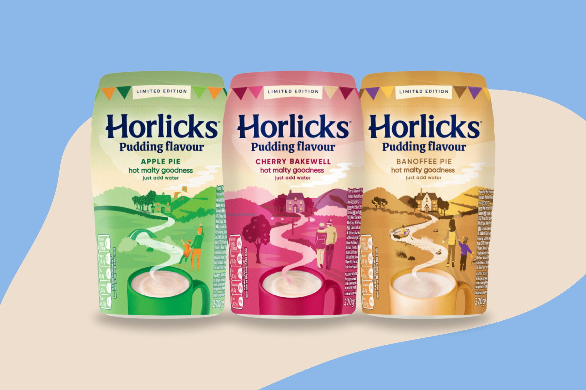 Hello to a sweet trio of new pudding flavours!